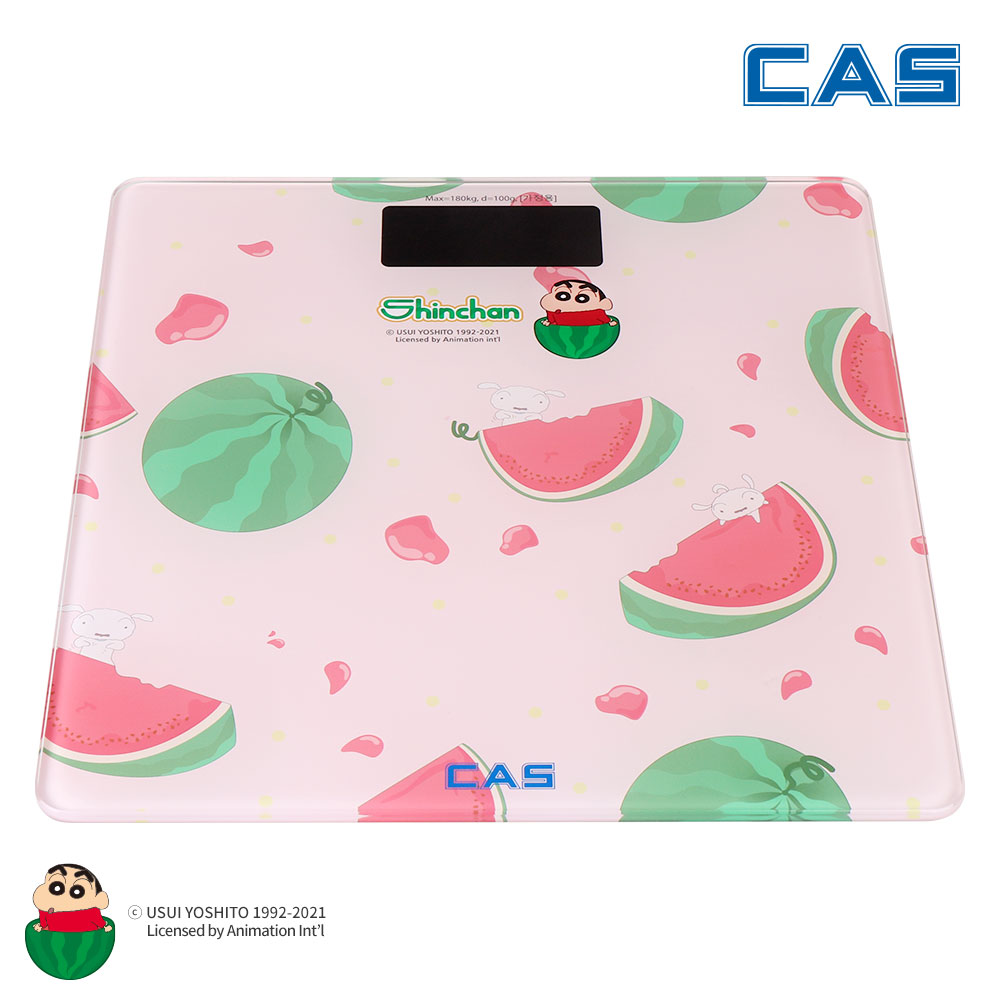 CAS 카스 카스 짱구 캐릭터 디지털 체중계 수박