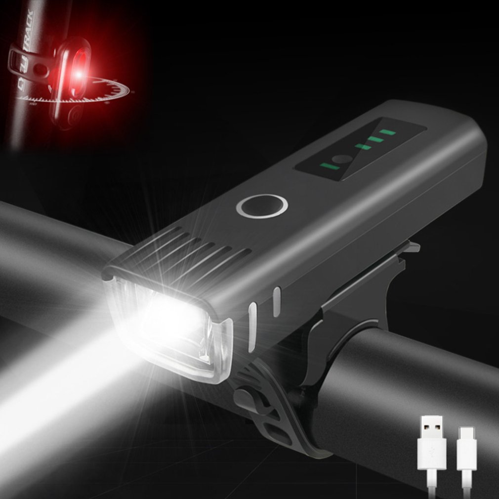 USB 충전식 자전거 전조등 자전거 손전등 자전거 랜턴 MTB 자전거 후미등 사이클링 헤드라이트용 LED