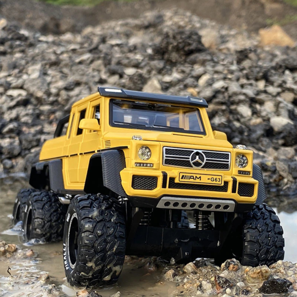 1 28 벤츠 G63 AMG 6X6 픽업트럭 다이캐스트 자동차 모형