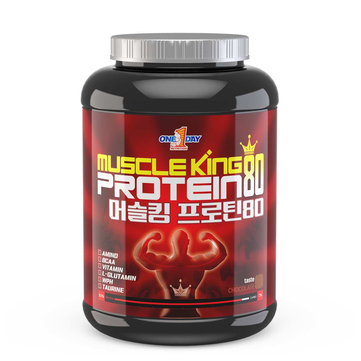 원데이뉴트리션 머슬킹 프로틴 80 