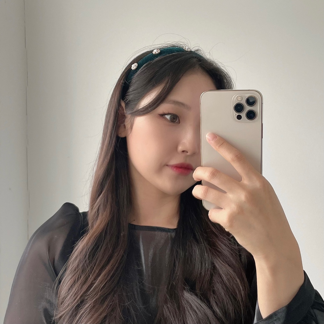디어벨 벨벳 큐빅 머리띠 진주 보석 헤어밴드 공주
