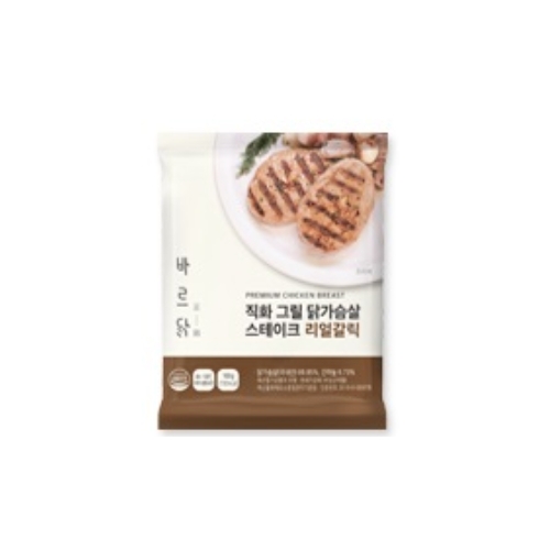 바르닭 직화그릴 닭가슴살 스테이크 리얼갈릭 100g