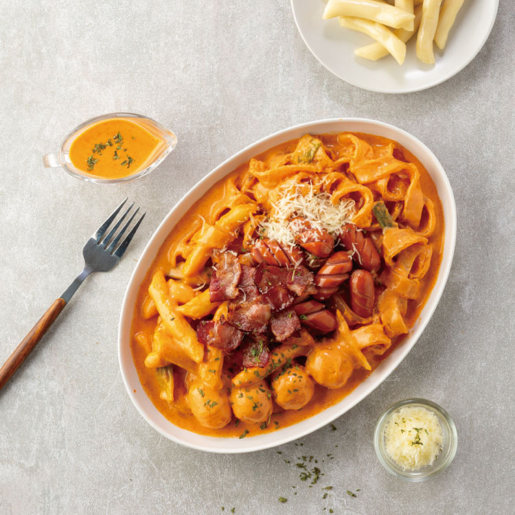 ASHLEY 토핑 듬뿍 로제떡볶이 2인분 800g
