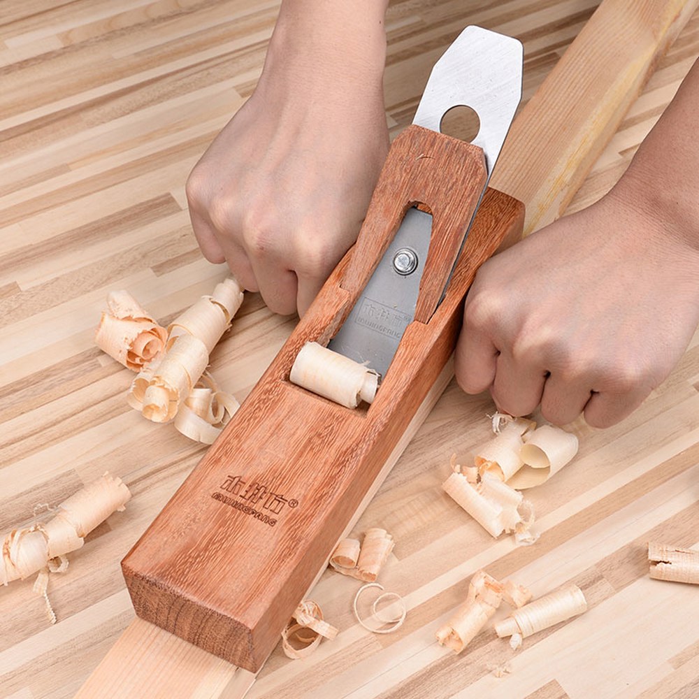 함마 목공용 가장자리 나무 트리밍 도구 고품질 흑단 손 대패 목수 예술적 선물 미니 DIY 휴대용 목공예