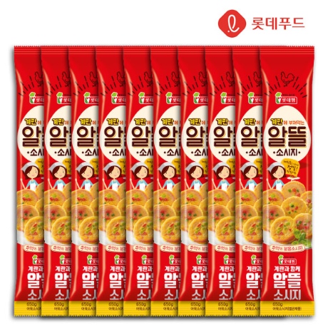 롯데햄 알뜰 소시지 650g 10개