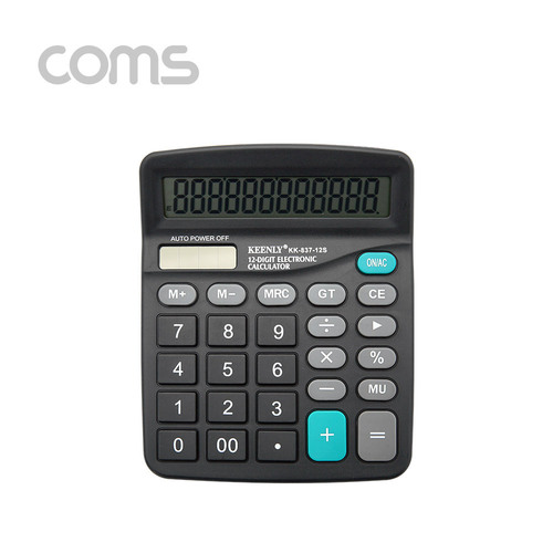 Coms 탁상용 전자 계산기 사무용 일반 버튼식 휴대용