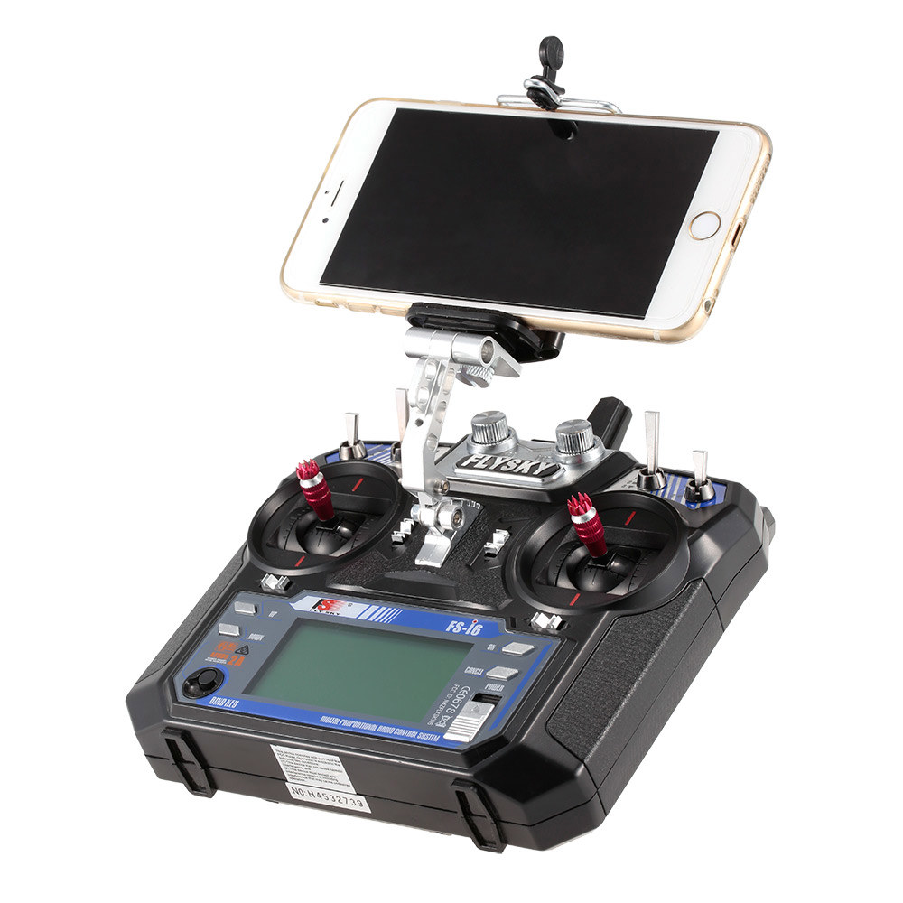전화 홀더 클립 브래킷 마운트 지원 FlySky FS-i6 i6S 원격 컨트롤러 2 4G RC 송신기 드론 멀티 콥터 부품