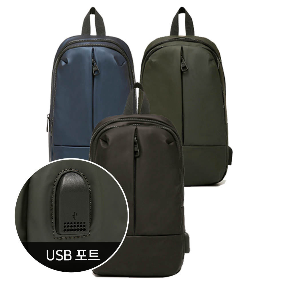 에스깔리에 스마트충전 데일리 슬링백 힙색 FGBG029