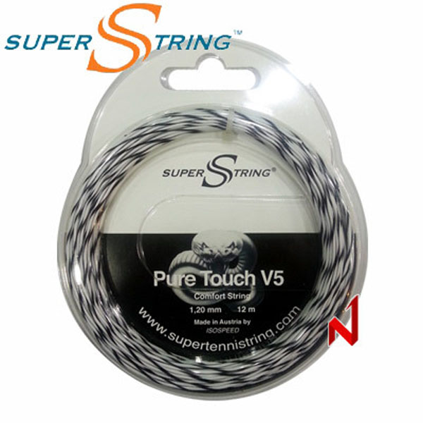 슈퍼스트링 V5 PURE TOUCH 퓨어 터치 1 20 BK WH 12M