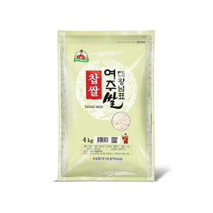 마을정미소 대왕님표 2021년산 여주쌀 찹쌀 4kg