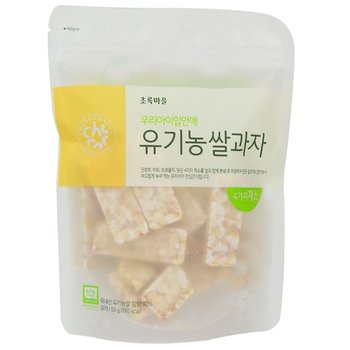 도울바이오푸드 초록마을 우리아이 입안애 유기농 쌀과자 50g