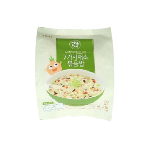천일식품 초록마을 우리아이입안애 7가지 채소 볶음밥 400g