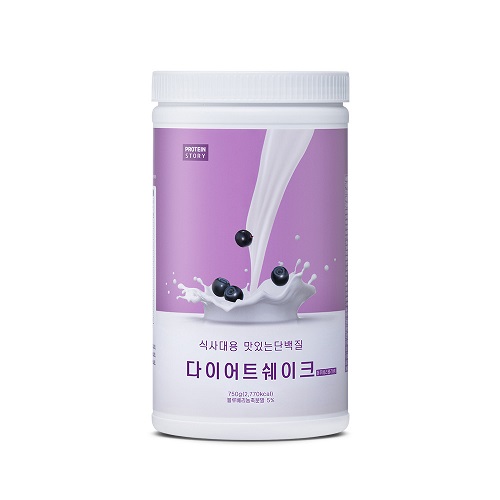 코뉴 프로틴스토리 식사대용 맛있는 단백질 다이어트 쉐이크 블루베리블러썸 