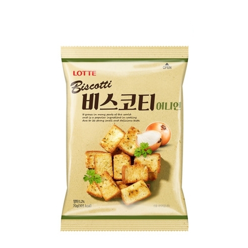 롯데웰푸드 비스코티 어니언 70g