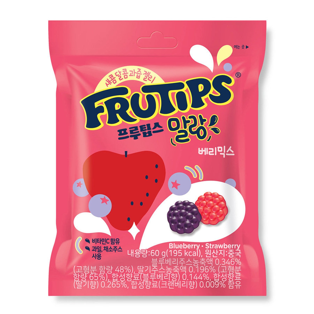 네슬레 프루팁스 말랑 베리믹스 60G