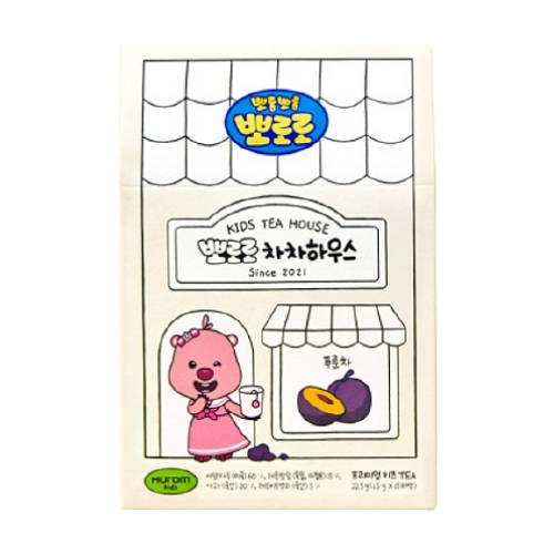 세명제다 뽀로로 차차하우스 푸룬차 1.5g x 15티백