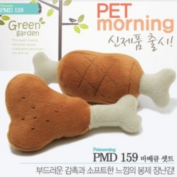 애견 강아지 장난감 봉제 인형 바베큐 랜덤