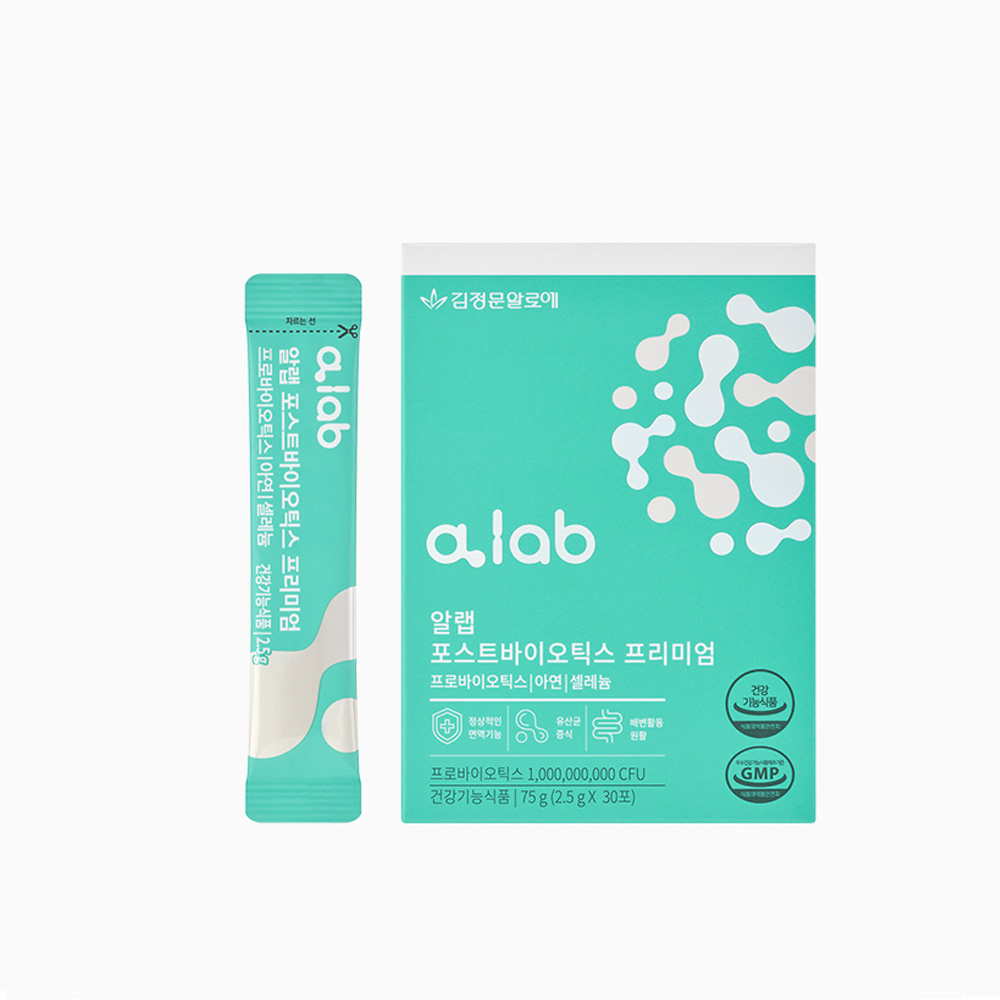 김정문알로에 알랩 포스트바이오틱스 프리미엄 2.5g x 30포