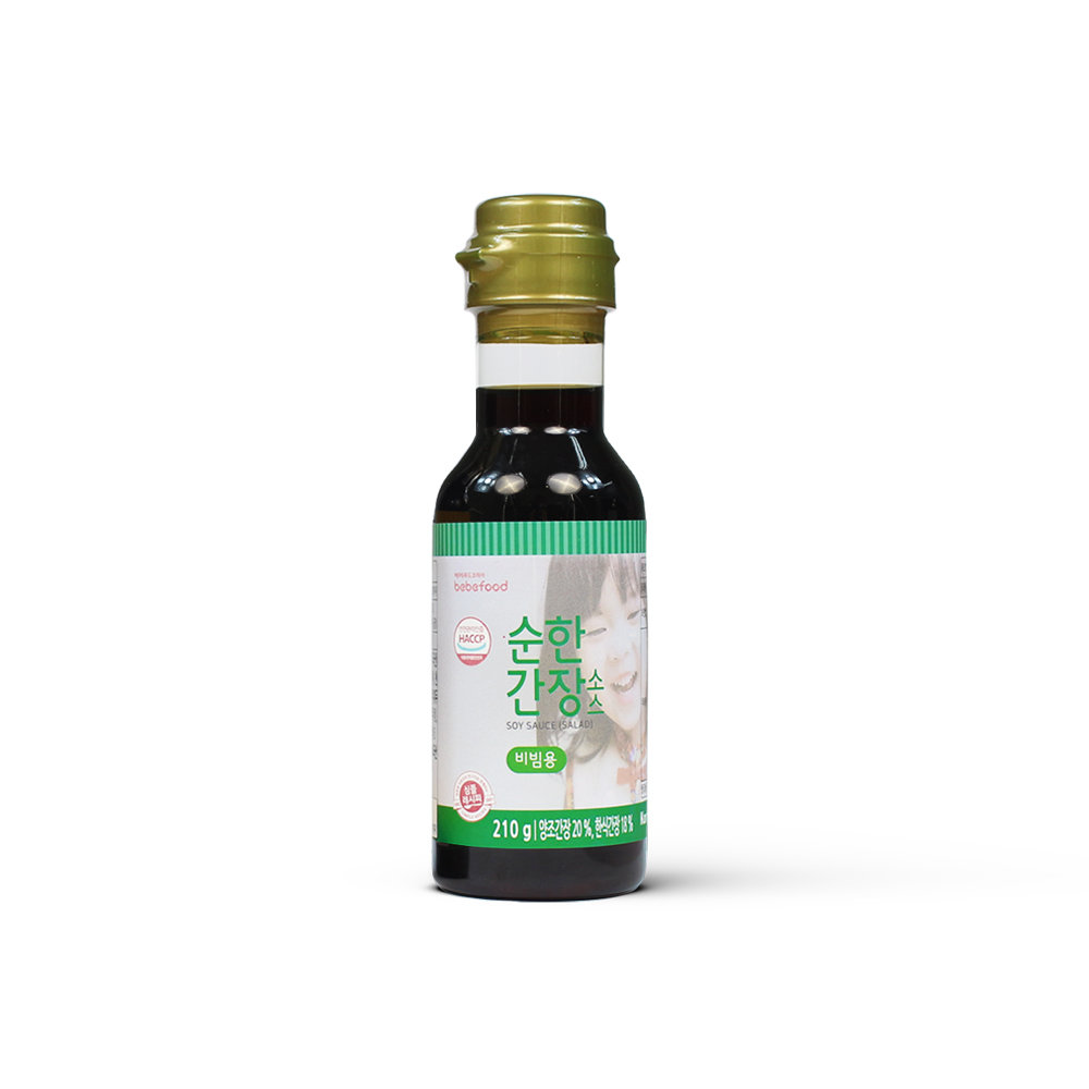 그린에프엠 베베푸드 순한 간장 소스 비빔용 210g