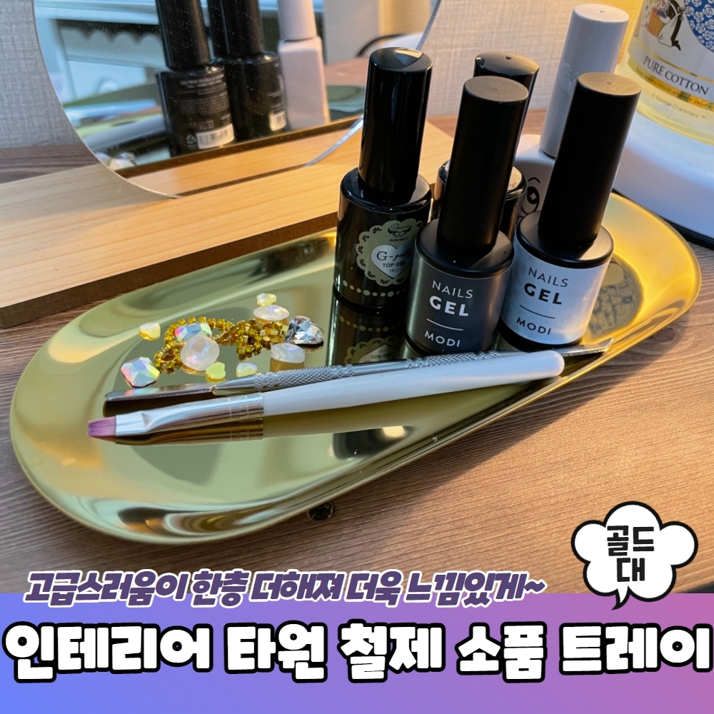 인테리어 용 타원형 철제 소품 트레이 디퓨저 열 WDD6A8E