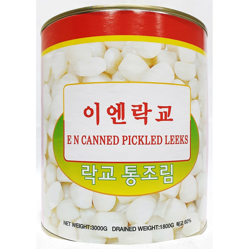 염교 3k 6개 업소용 초밥 락교 부추 절임 돼지파