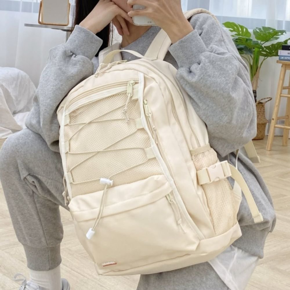 남여공용 데일리 학생가방 캐주얼 무지 심플 백팩