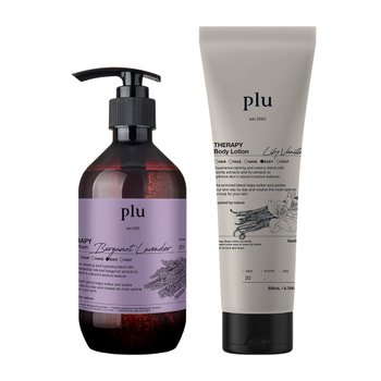 플루 테라피 베르가못 라벤더 바디워시 500g + 릴리 바닐라 바디로션 200ml