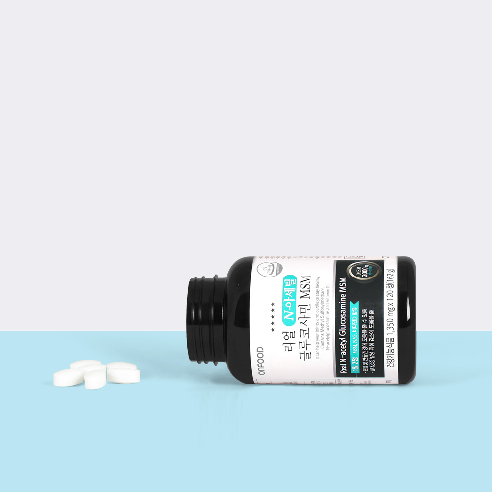 온푸드 리얼 N-아세틸 글루코사민 MSM 1350mg x 120정