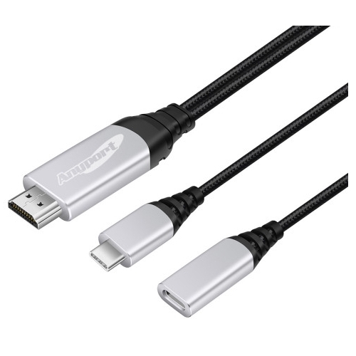 엘디네트웍스 애니포트 HDMI to C타입 미러링 케이블 AP-MW4KPDC