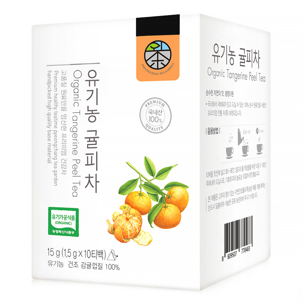 평창에프앤비 평창다원 유기농 귤피차 1.5g x 10개입