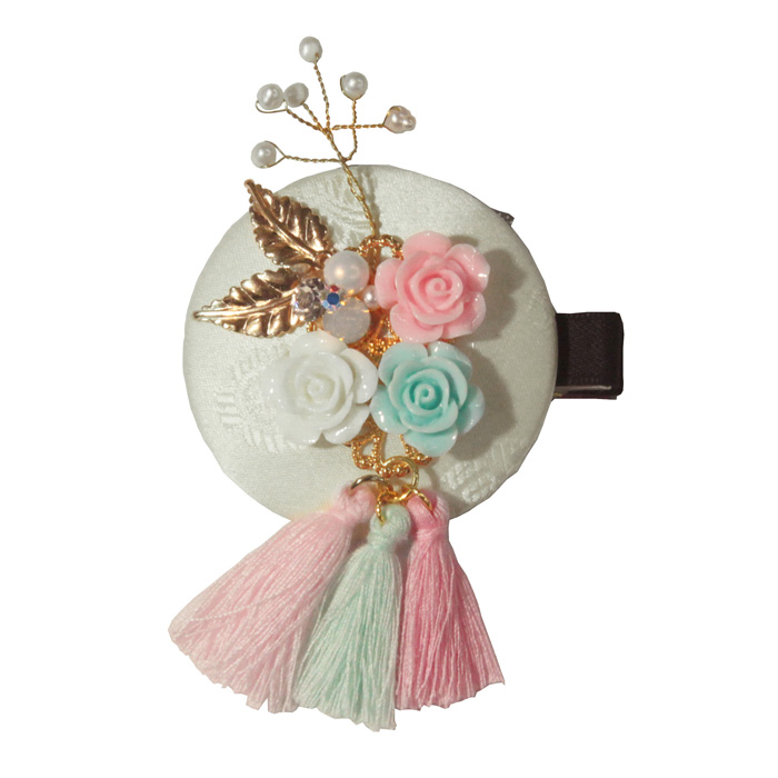 예가한복 예가한복 머리핀 장미수술 GA8-11