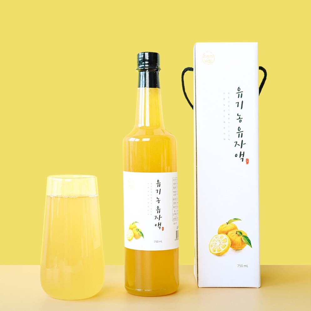 섬바다식품 유기농 수제 유자 유자차 액기스