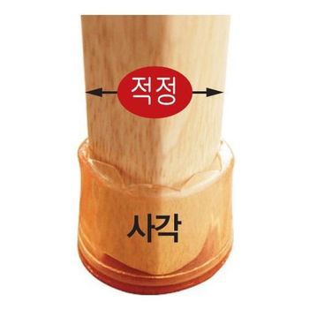 긁힘방지의자캡 사각 투명 중 0571 4개입