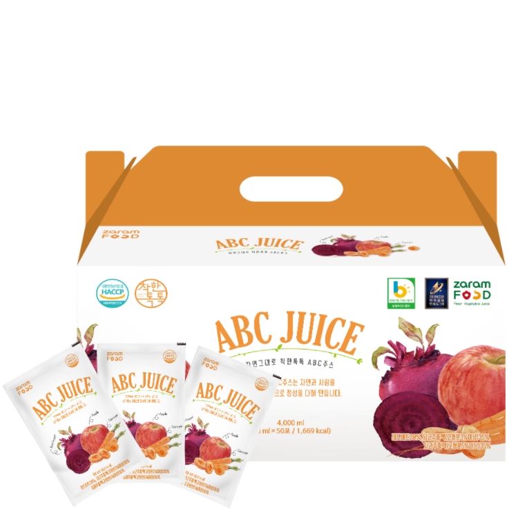 자람푸드 착한톡톡 ABC쥬스 80ml x 50개입