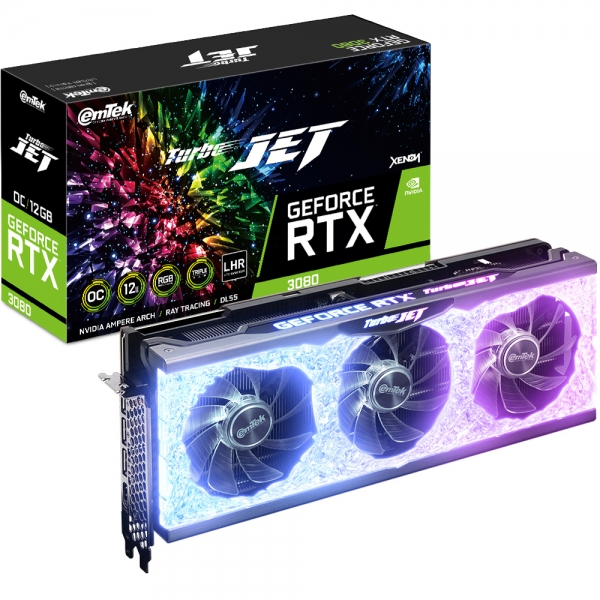 이엠텍 이엠텍 XENON 지포스 RTX 3080 TURBO JET OC D6X 12GB LHR