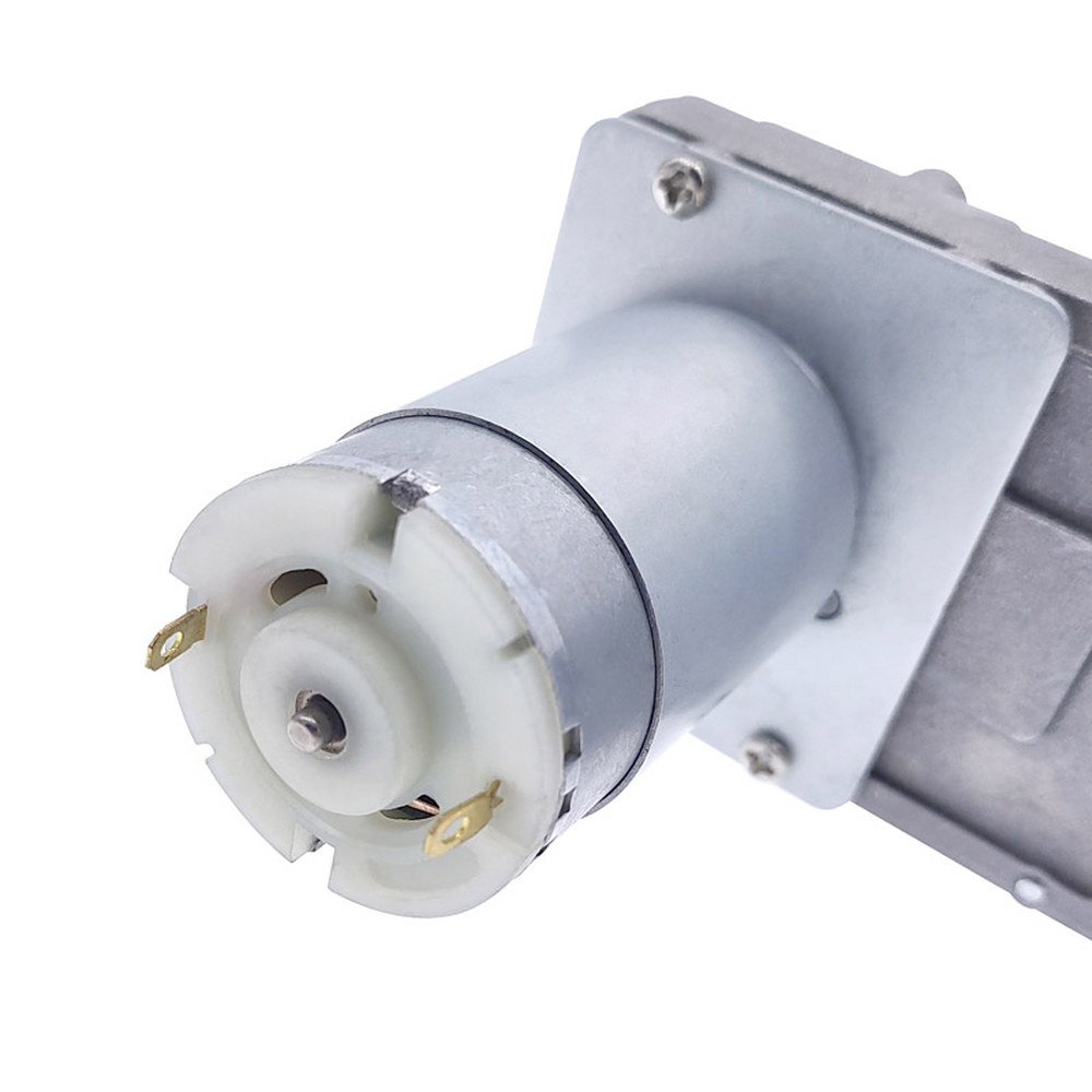 웜기어 모터 12V 감속기 DC 고토크 메탈 자동화 장비용 역방향 잠금 장치 20-157RPM