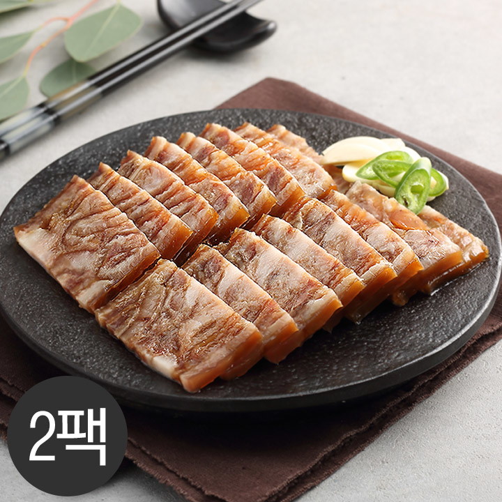 병천아우내식품 병천아우내순대 작심밀도 병천아우내 옛날통편육 250g x 2팩 새우젓