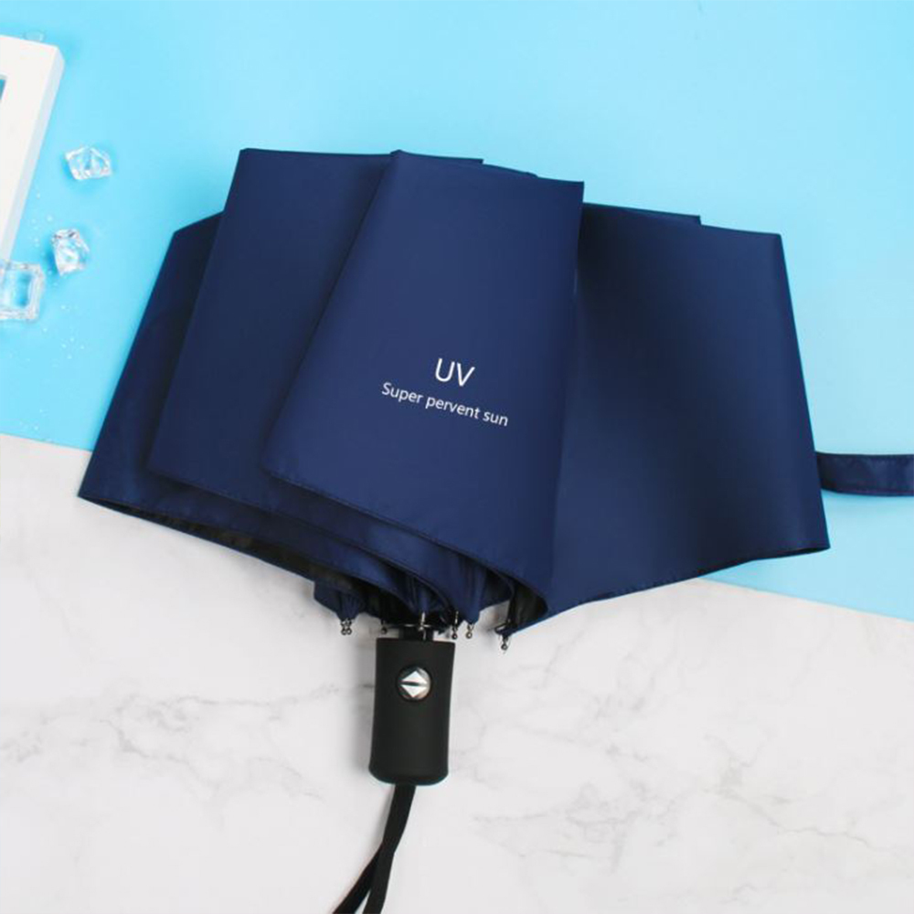 튼튼한 UV 자동 3단 양우산 접이식 단우산 반자동 양산 우산