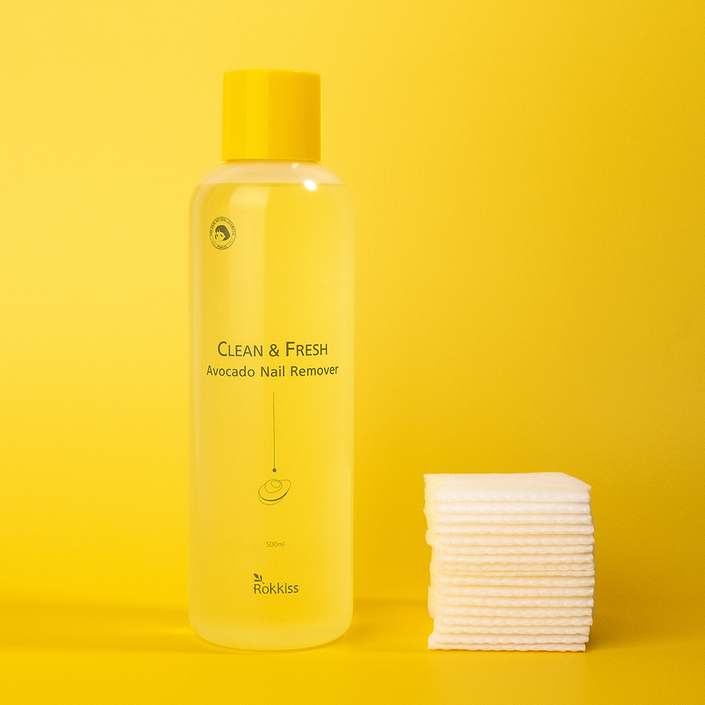 록키스 클린 앤 프레쉬 아보카도 네일 리무버 500ml