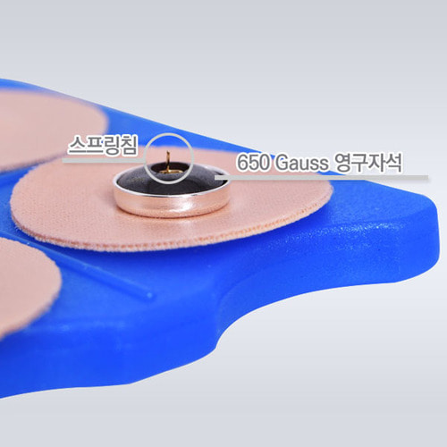 길우 자석침 40개 은 s 자석 압봉 의료용 자기발생기