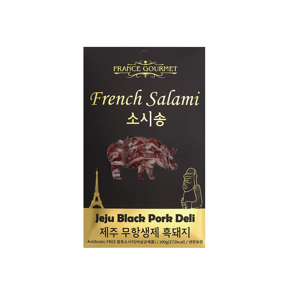 소시송 슬라이스 100g saucisson 프랑스 살라미 샤퀴테리 프랑스구르메