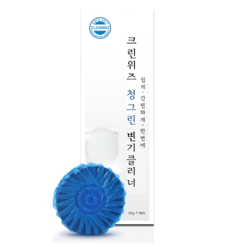 제이에스 크린위즈 청그린 변기클리너 50g 6개