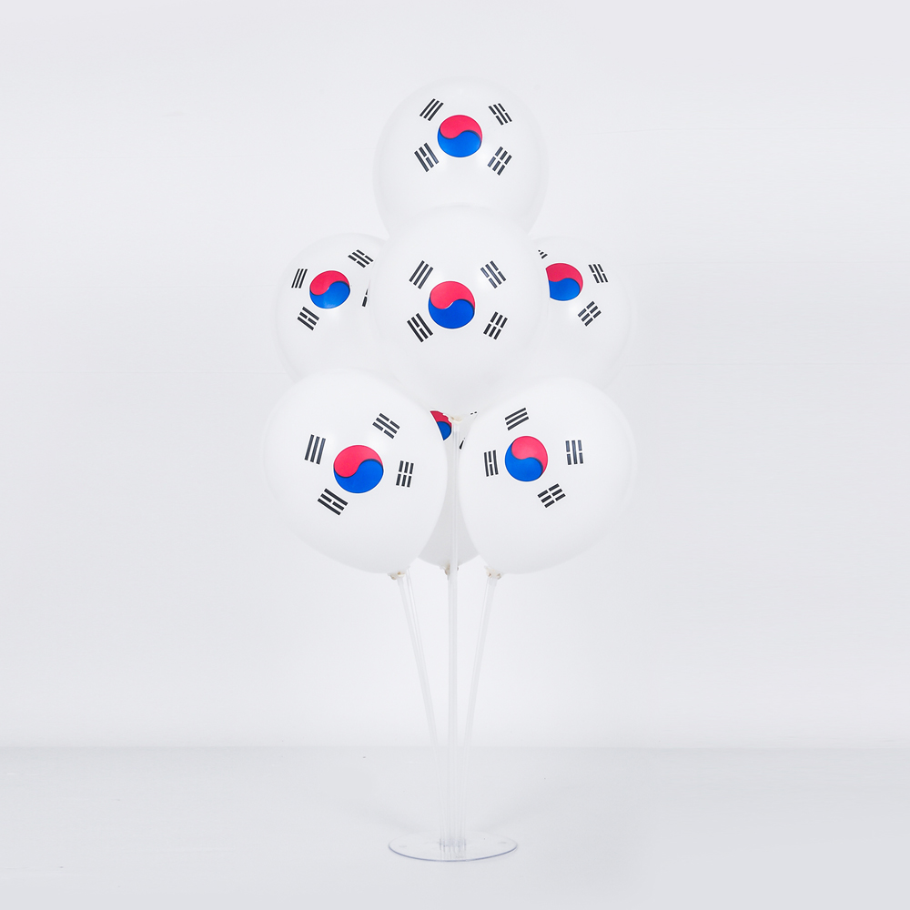 풍선꽂이장식세트70cm 태극기인쇄풍선