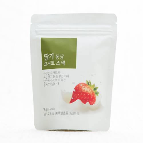 굿푸드 올가홀푸드 딸기 퐁당 요거트 스낵