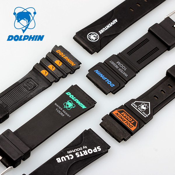 돌핀 돌핀 국산 우레탄 고무 호환밴드 DOLPHIN 스포츠시계 MRP567-21