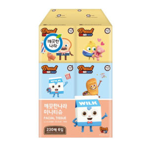 브레드 이발소 미니티슈 230매 6입