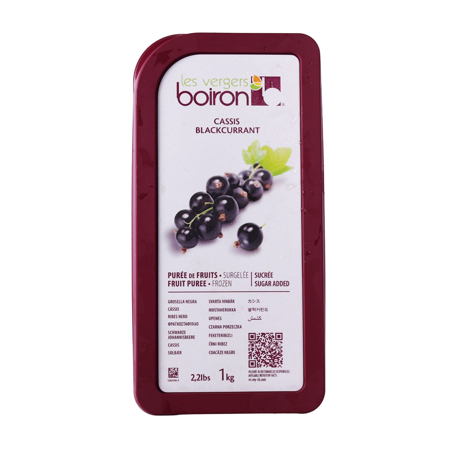 JHQSDLGR 52EB boiron 퓨레 브아롱 블랙커런트 냉동 1kg