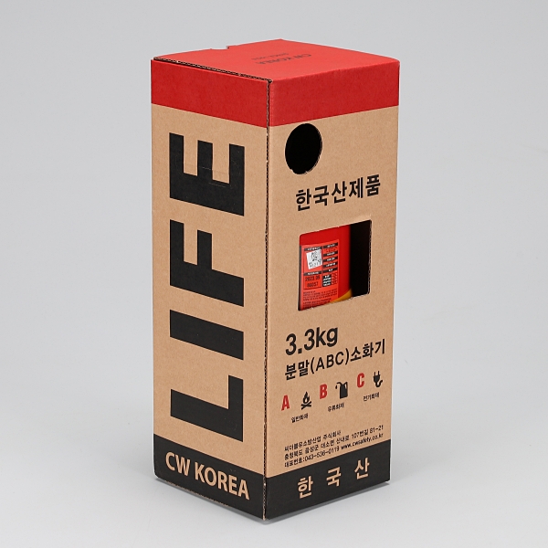HSS소방 ABC분말소화기 3.3kg 국산 당월생산
