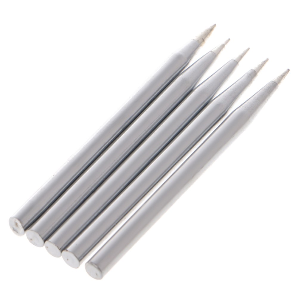 5 Pcs 40W 교체 납땜 인두 팁 무연 납땜