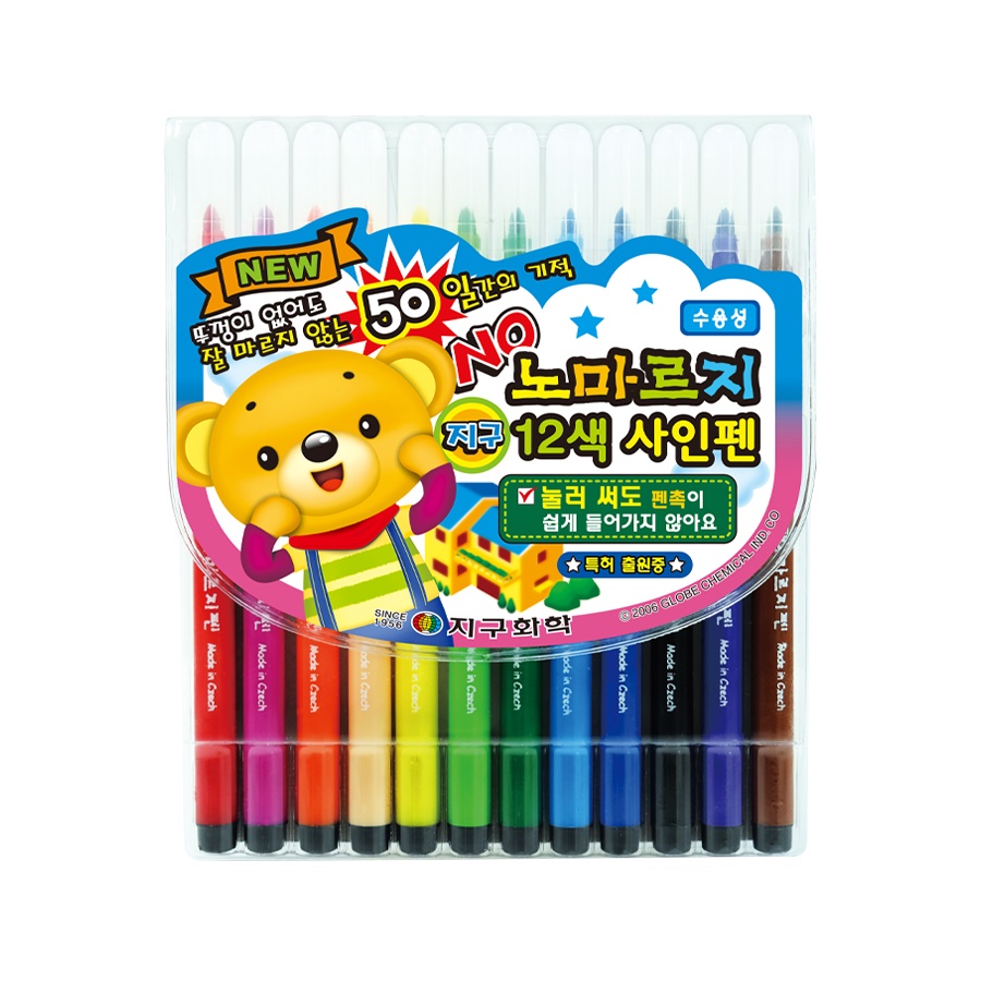 지구화학 지구화학 지구 노마르지 12색 싸인펜 1개